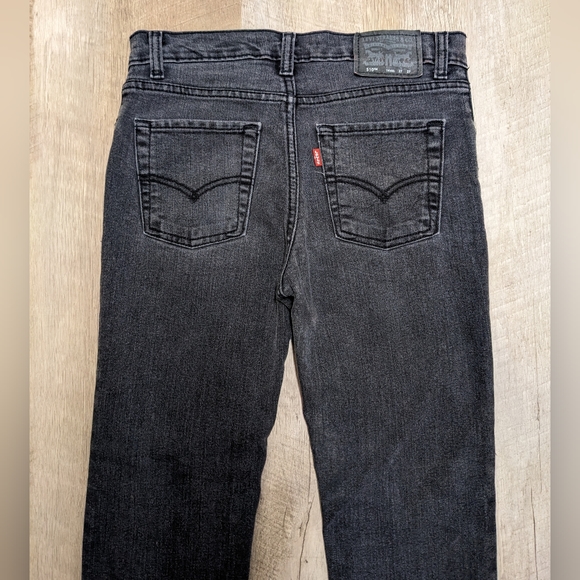 Levi's Black 510 Skinny Jeans Size 14R 27X27 - Picture 4 of 10